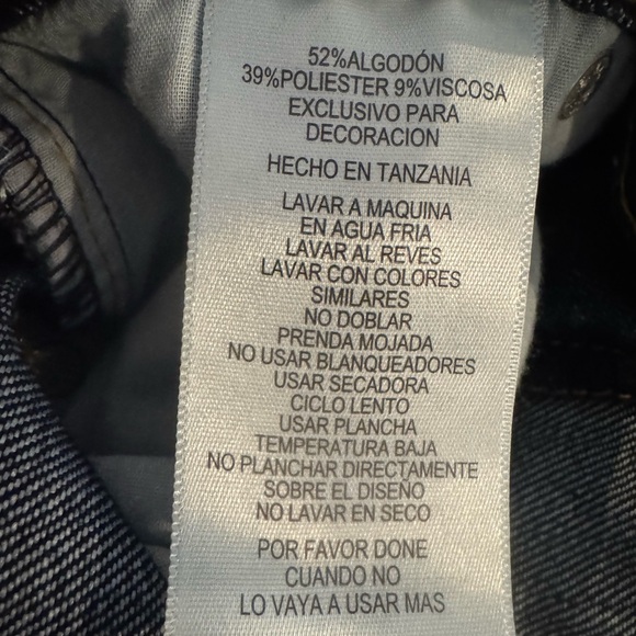 Levi’s 514 Straight Leg Jeans, Deep Blue Jeans, Size 14 Regular 27 W X 27 L - Picture 8 of 8